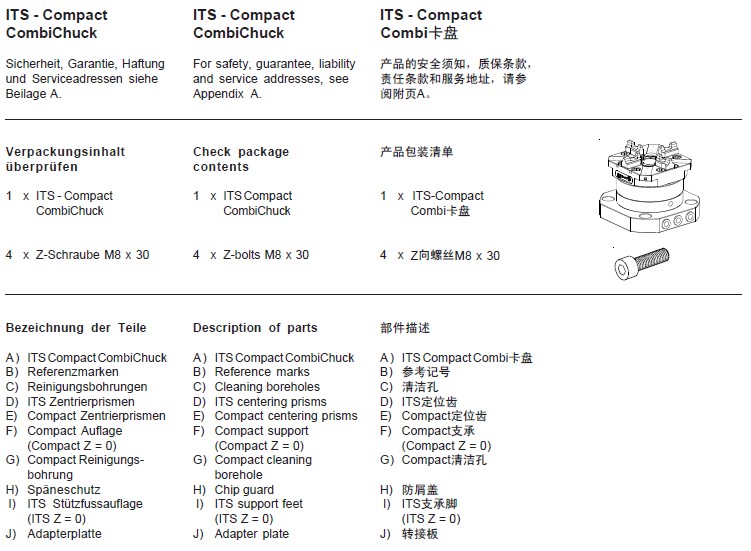 ER-020027 its compact combi卡盤 連托板